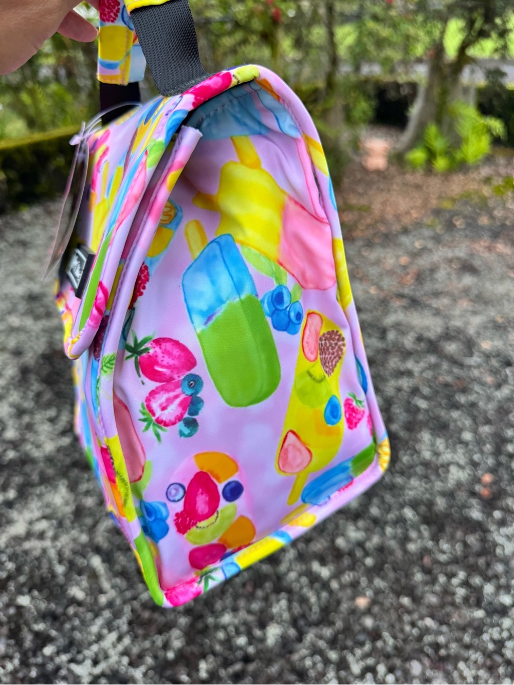Betsey Johnson NWT Fruity Pops Flap Top Insulated Lunch Tote - Picture 4 of 9